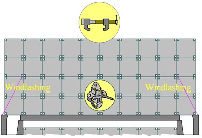 Укладка контейнеров в штабель на палубе